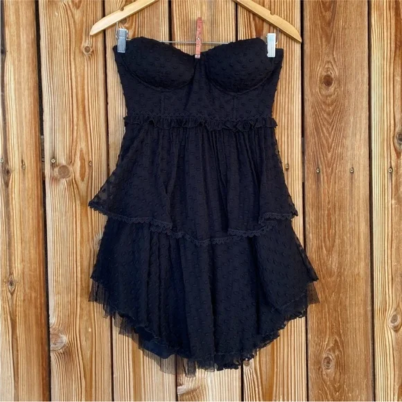 🖤✨ SPELL & GYPSY X FREE PEOPLE Mira Bustier RaRa Dress• BNWT $499• HTF•Rare🖤✨ - Picture 4 of 8